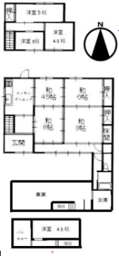 姫路市的形町戸建の物件間取画像