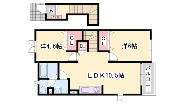 サンパティオの物件間取画像