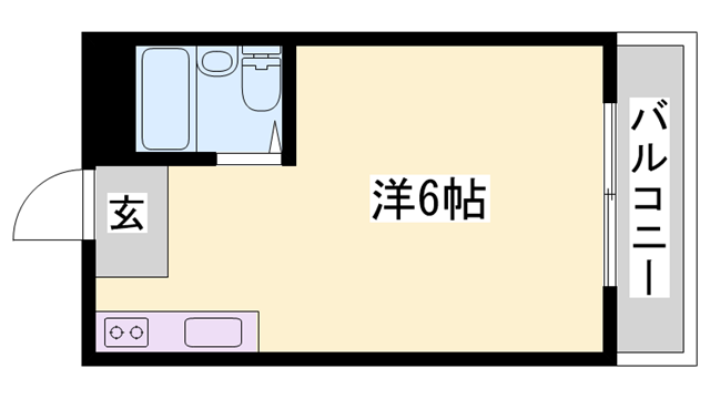 高山コーポ東加古川の物件間取画像