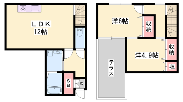 西脇戸建の物件間取画像