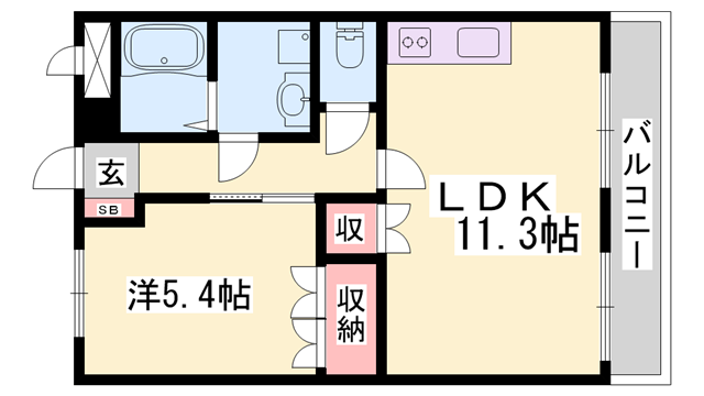 サンフィットの物件間取画像