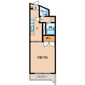 アーバンつつじヶ丘　agの物件間取画像