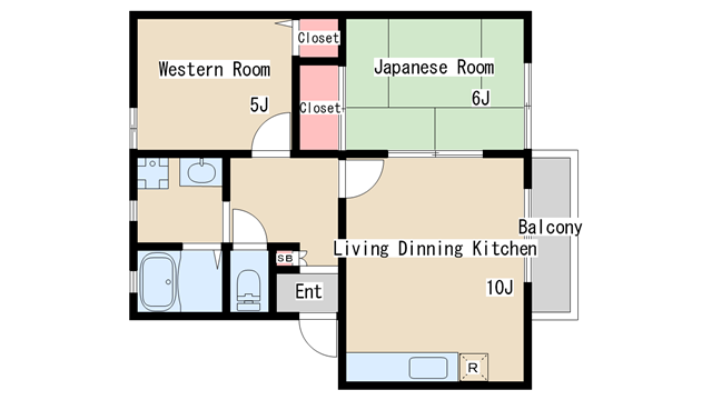 コニー行幸の物件間取画像