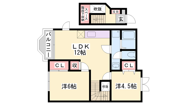 モアークレスト　Ⅲの物件間取画像