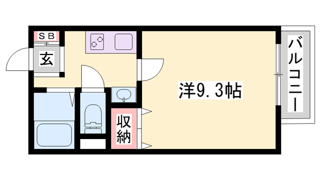 へーベルコ―ト加古川の物件間取画像