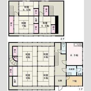 打越吉崎邸の物件間取画像