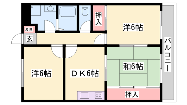 プラチナコート青山の物件間取画像