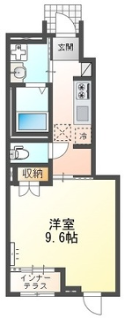 クローバーエイトの物件間取画像