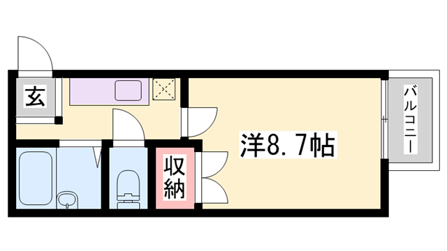 キャトルセゾン福崎の物件間取画像