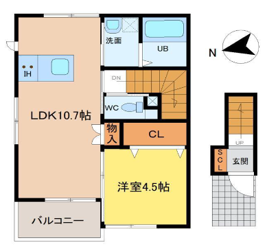 ラグーナ坂元の物件間取画像