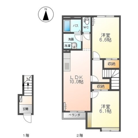 インペリアルコートの物件間取画像